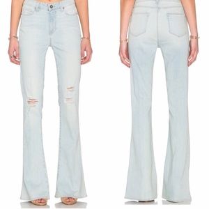 Paige high rise flare jeans never worn
